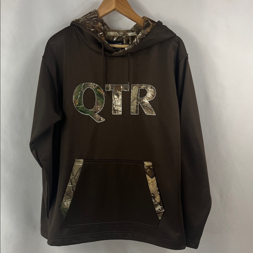 Gamehide Hunting Brown Hoodie Camouflage Details Outdoors Performance Size‎ M